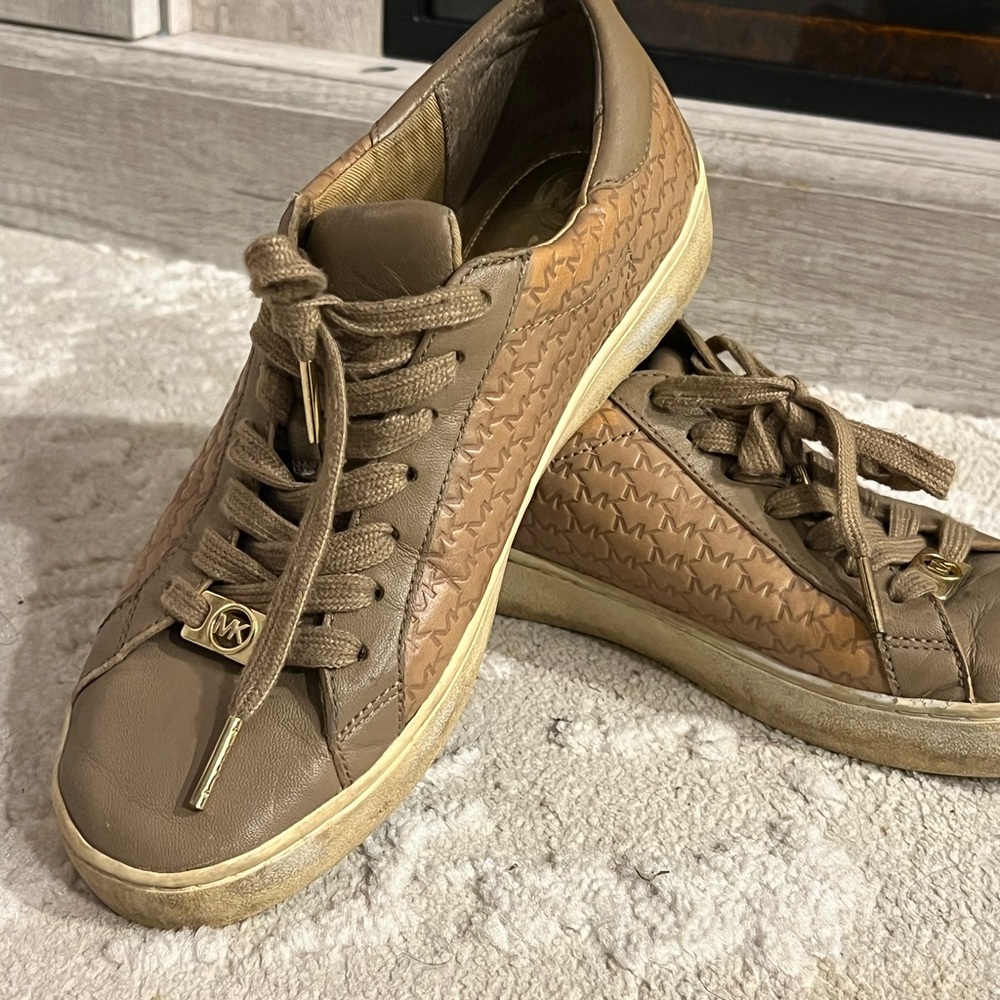 Michael kors sneakers in caramel